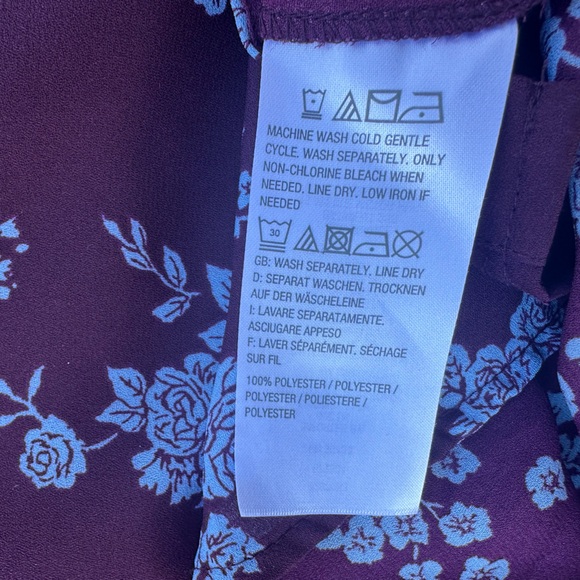 🎉5 for $45🎉 Joan Rivers top blouse shirt size 8 - Picture 7 of 7